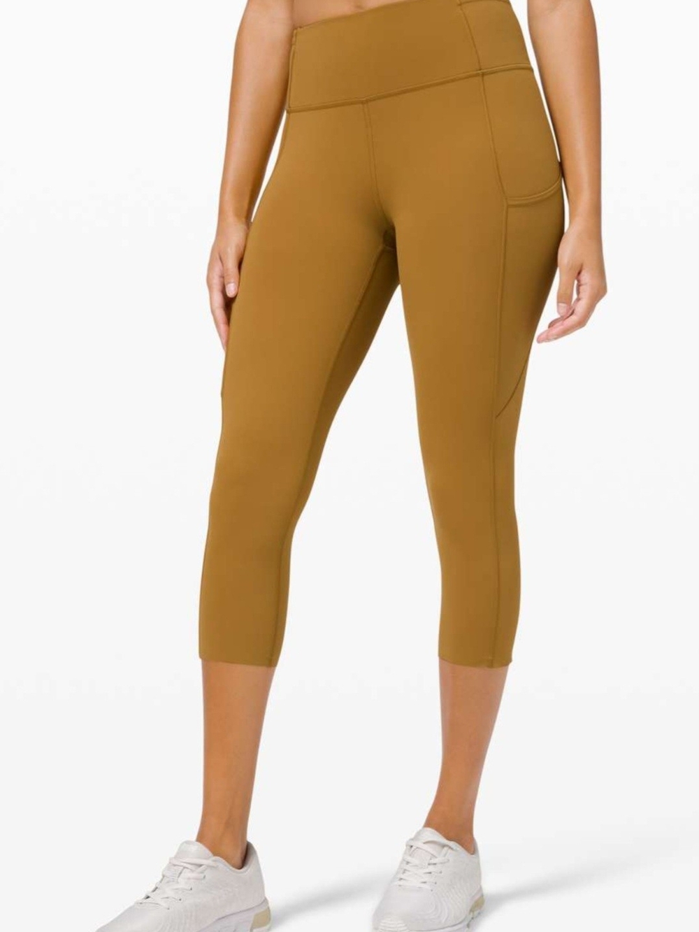 lululemon athletica High-Rise Crop Leggings in Caramel